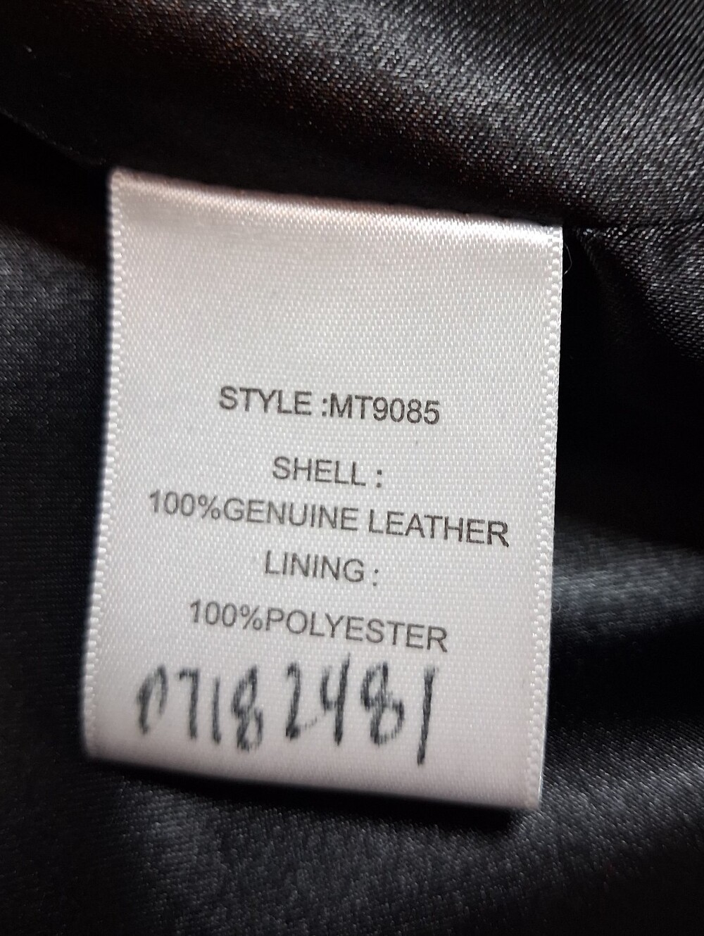 My Tribe Womens Black Leather Moto Jacket Shawl Collar Size XS - Picture 15 of 16